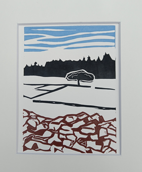 Lino-print workshop using the jigsaw method - Saturday 28th March 2026