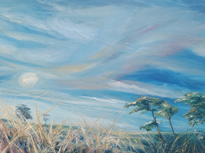 The Yorkshire Moor - oil on canvas