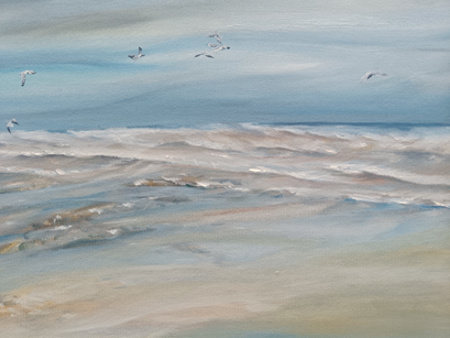 The North Sea - oil on board