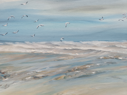 The North Sea - oil on board