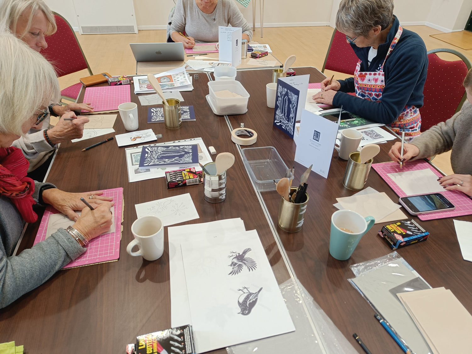 Lino-printing courses