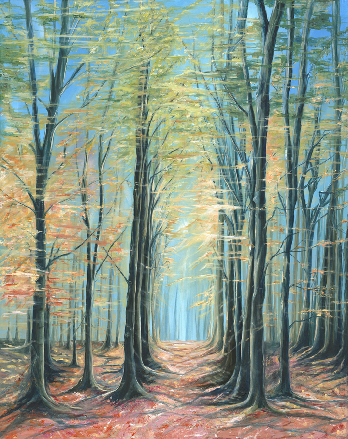 Autumn Light - oil on canvas
