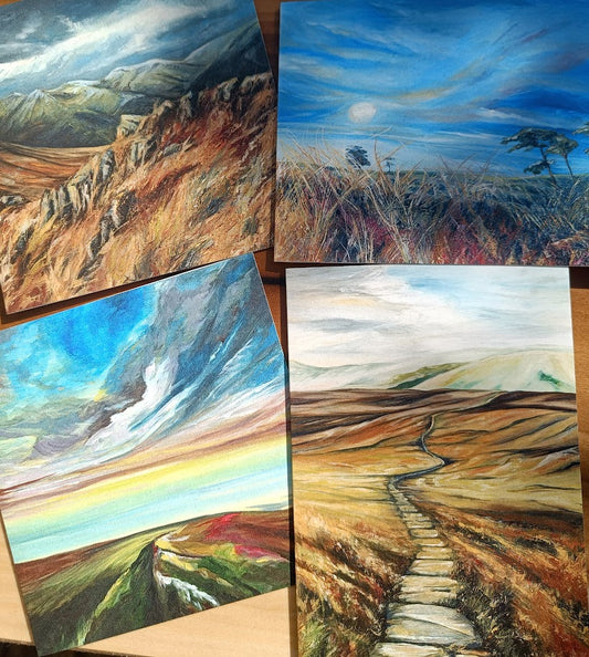 4 pack of Moorland Greeting Cards