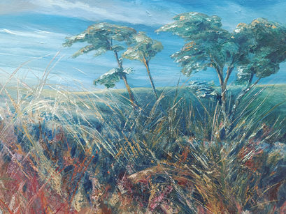 The Yorkshire Moor - oil on canvas