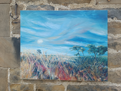 The Yorkshire Moor - oil on canvas