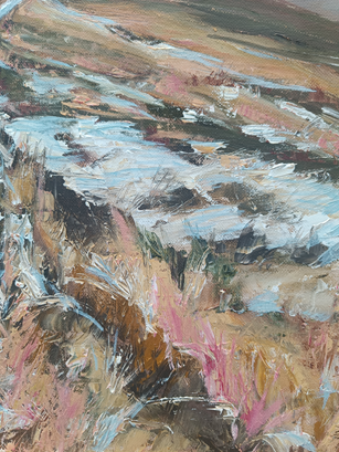 The Winter Moor - oil on canvas