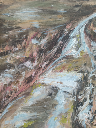 The Winter Moor - oil on canvas