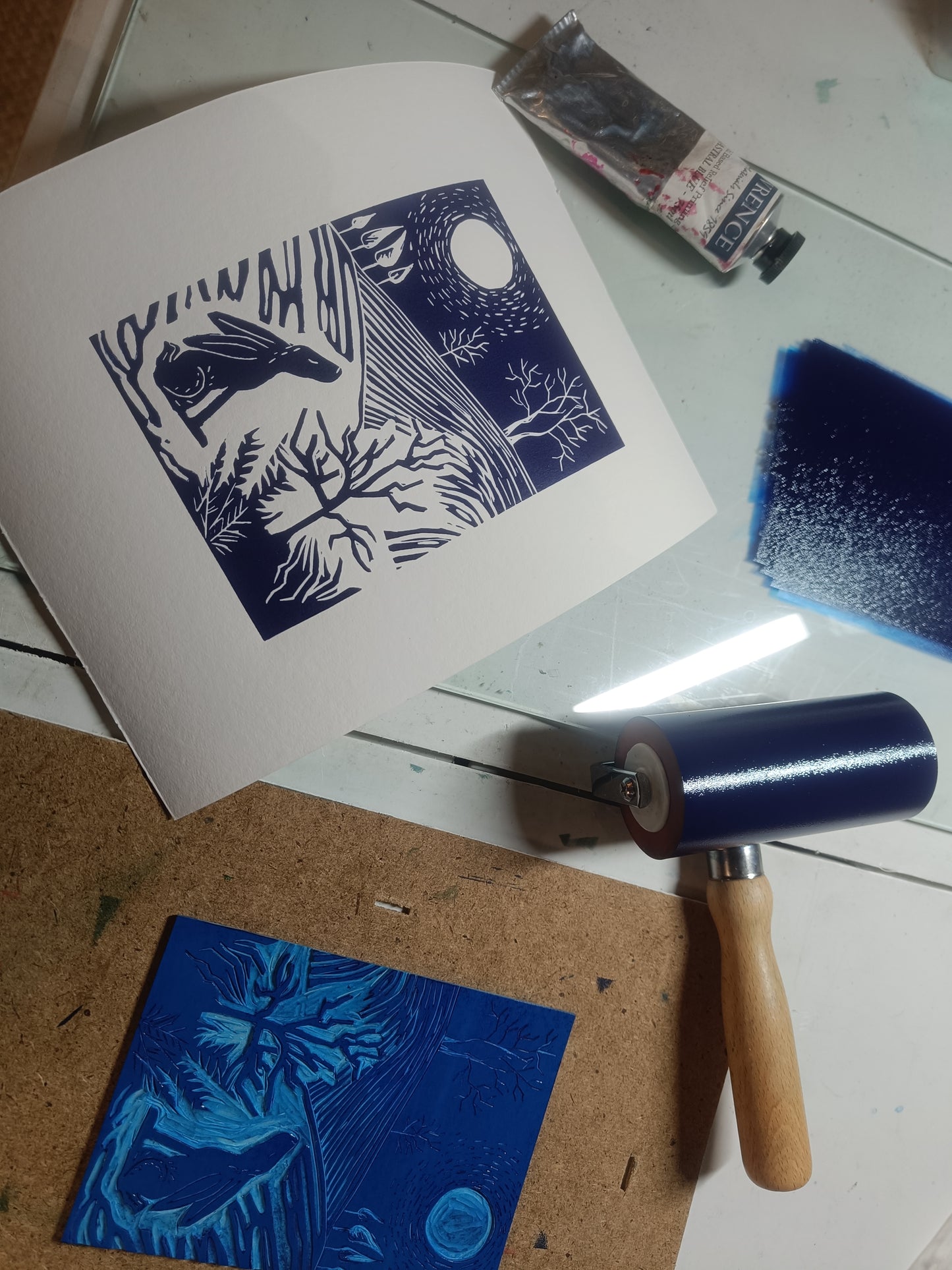 Beginner's lino-printing workshop - Saturday 11th July 2026