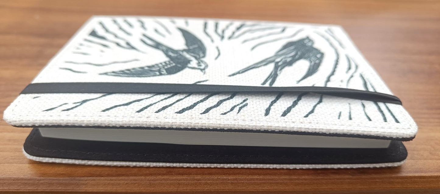 Swift A6 linen notebook