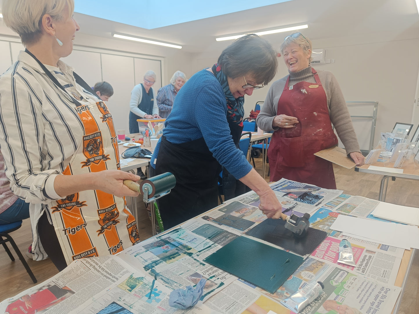 3 hour taster lino-print workshops