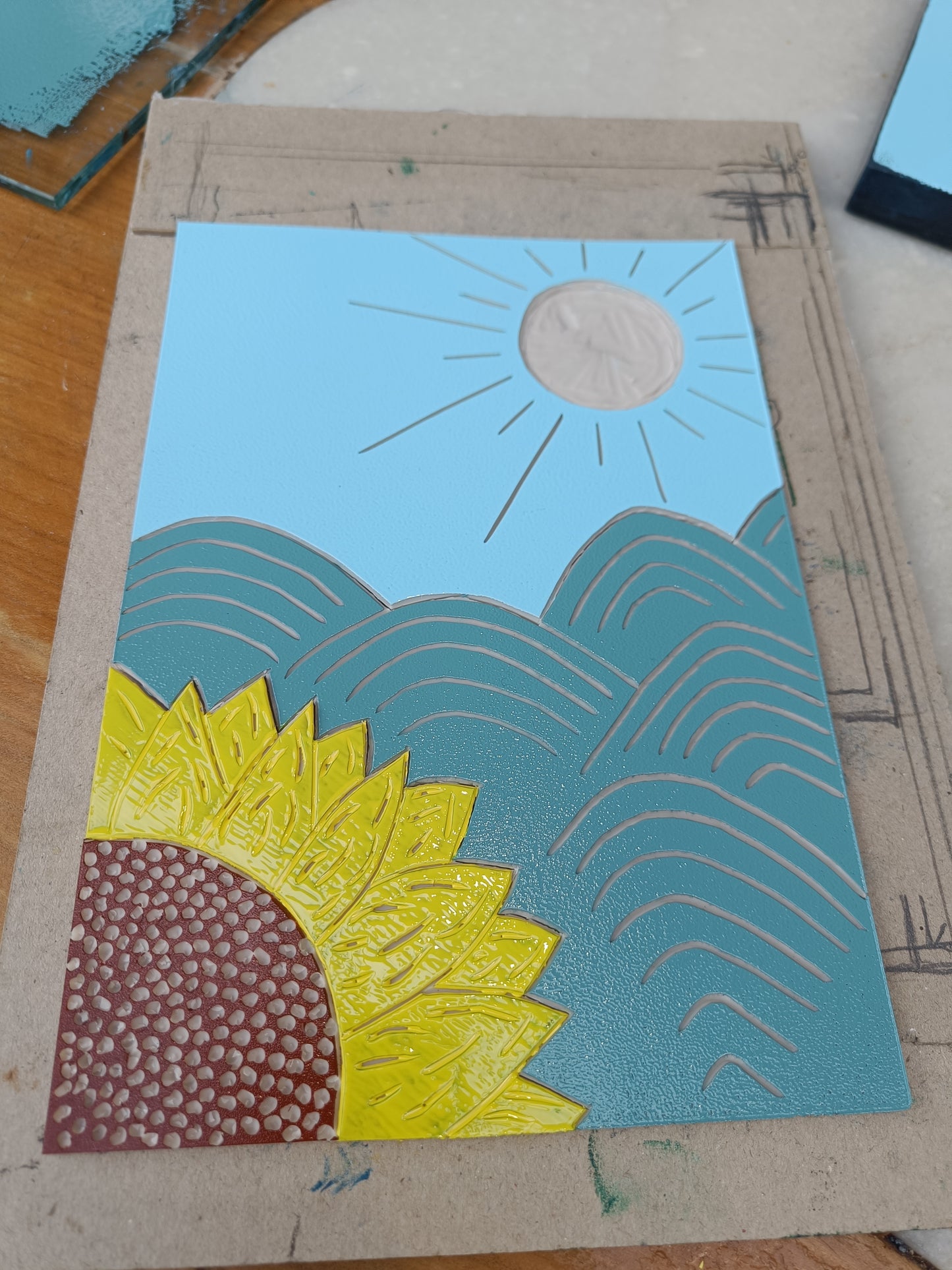 Lino-print workshop using the jigsaw method - Saturday 12th September 2026