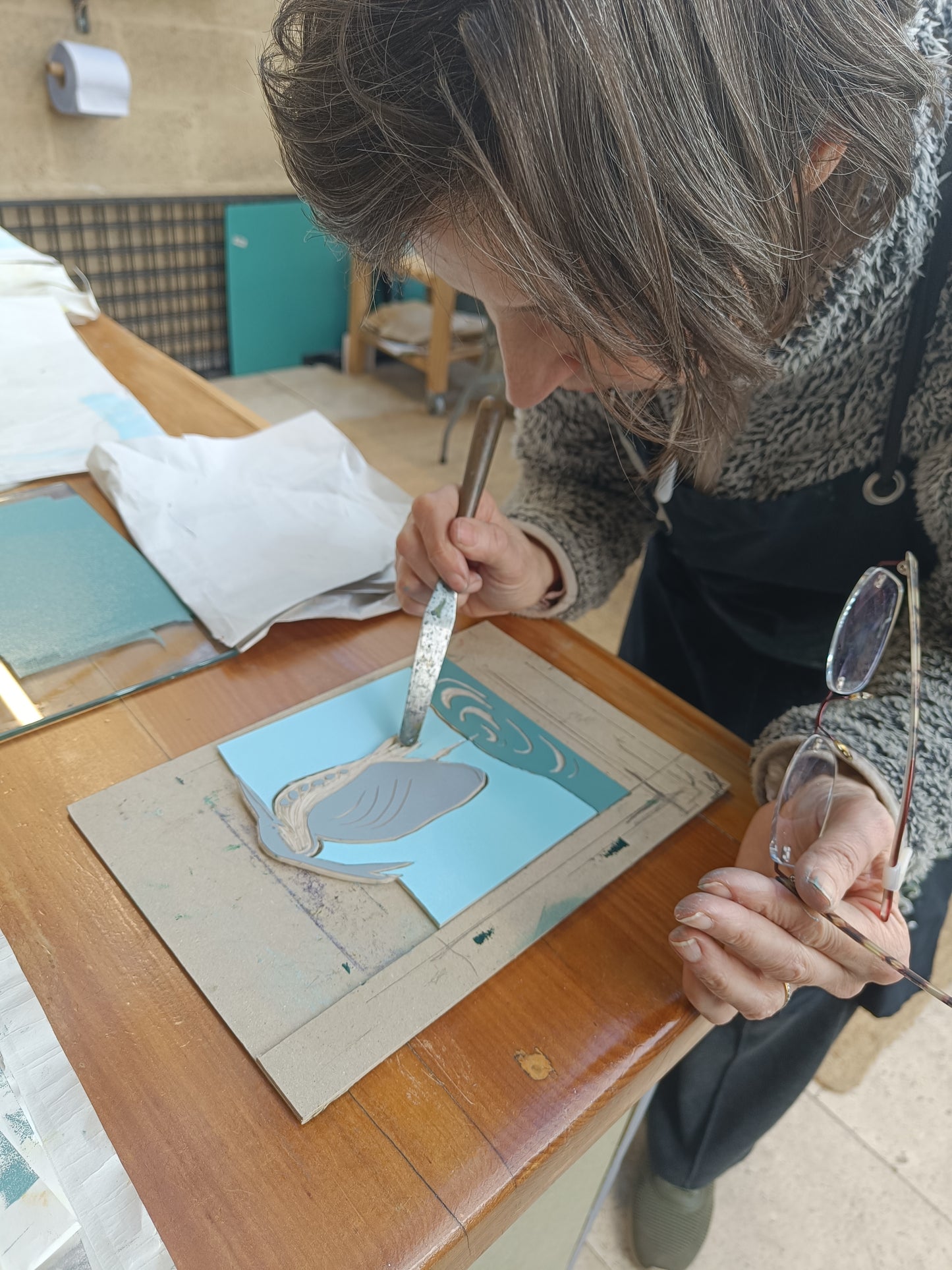 Lino-print workshop using the jigsaw method - Saturday 12th September 2026