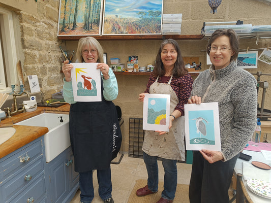Lino-print workshop using the jigsaw method - Saturday 12th September 2026