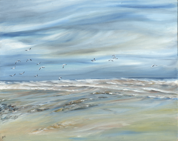 The North Sea - oil on board