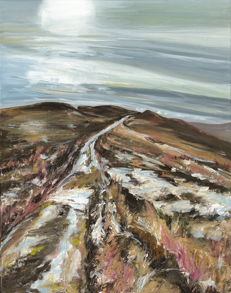 The Winter Moor - oil on canvas