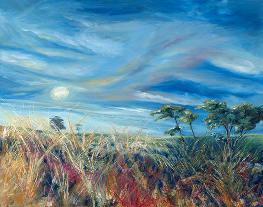 The Yorkshire Moor - oil on canvas